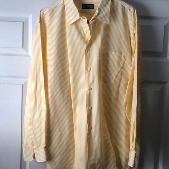 Rochester Big & Tall Striped Dress Shirt - Picture 1 of 4